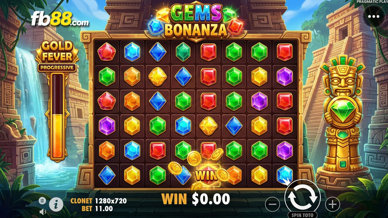 cách chơi Gems Bonanza Slot