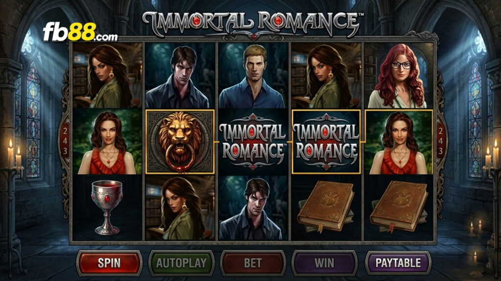 cách chơi Immortal Romance Slot