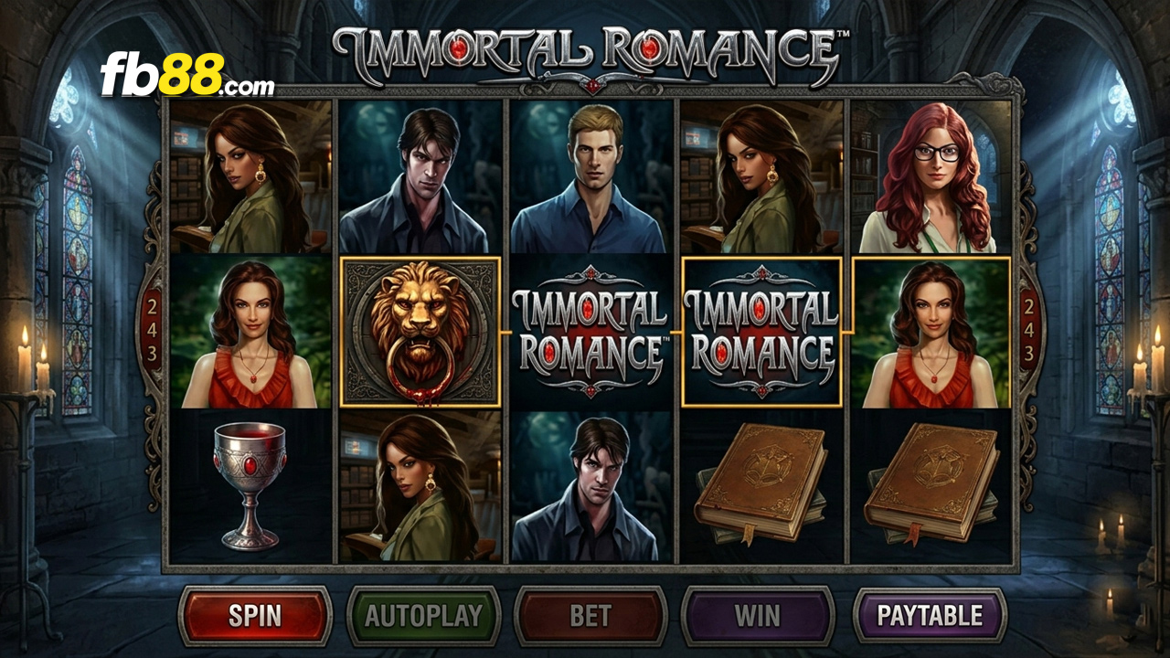 cách chơi Immortal Romance Slot